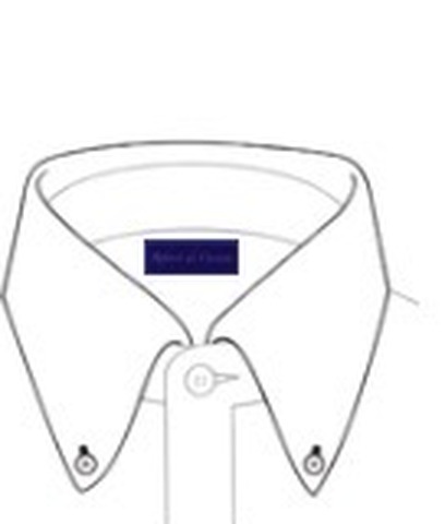 Button-Down collar illustration