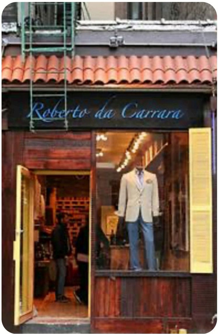Original Roberto da Carrara storefront in NYC